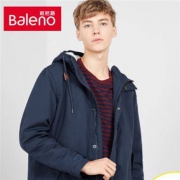 Baleno班尼路 88837570 男士加绒加厚工装棉服