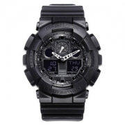 中亚Prime会员： CASIO 卡西欧 G-SHOCK GA-100-1A1 双显运动手表