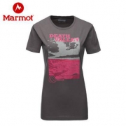 marmot/土拨鼠春夏户外运动女轻薄透气棉质圆领短袖时尚 T恤Q57280*5