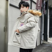 90%白鸭绒羽绒服！男女同款工装