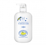 croco baby 鳄鱼宝宝 经典牛奶系列 婴幼儿洗发沐浴二合一 650g 27.23元