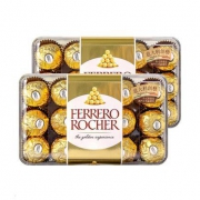 FERREROROCHER费列罗 RocherT30金莎榛果威化巧克力礼盒30粒*3件