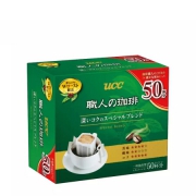 有券的上：UCC 悠诗诗 职人大师系列 挂耳咖啡 原味浓郁 7g*50包 *4件 238.84元包邮含税（双重优惠）