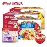 家乐氏 缤纷谷兰诺拉水果麦片 490g 39.9元包邮