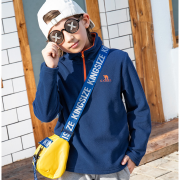 11日0点、双11预告：Camel 骆驼 A8W4T7111 儿童双面摇粒绒抓绒衣 低至43.4元（3件7折后）