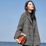 11日0点、双11预告：DUIBAI 对白 8DN313 女士中长款大衣 可低至134.2元