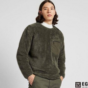 UNIQLO 优衣库 423111 男款摇粒绒套头衫