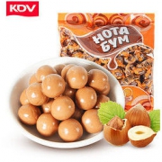 俄罗斯进口KDV奶球糖榛子果酱夹心糖果500g *2件