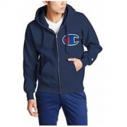Champion 男士拉链连帽运动外套