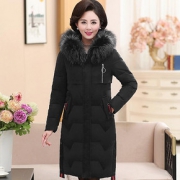 朵莹优雅妈妈装 时尚中长款棉服 奇妙夜爆款