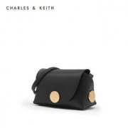 CHARLES＆KEITH 80680806 女士金属扣翻盖单肩包