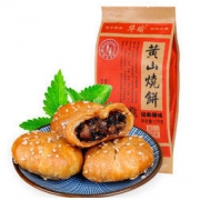 华瑜烧饼 安徽黄山特产小吃零食梅干菜扣肉小酥饼辣味170g *17件