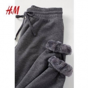 双11返场：H＆M 女士加绒束脚休闲裤