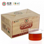 中茶 中粮集团 云南普洱熟茶经典7581茶砖 250g*4片 109元包邮（需用券）