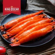 喵生鲜 KingOscar 熟冻拉直凡纳对虾 750g BAP4星品质