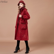 Artka 阿卡 WA10182D 女士中长款大衣 379.9元包邮