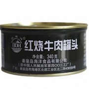 解放军4003工厂出品！北戴河 红烧牛肉罐头 340gx4罐