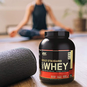 5磅装，Optimum Nutrition黄金标准100％乳清蛋白粉 草莓味