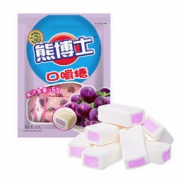 京东PLUS会员： 徐福记 熊博士 口嚼糖 葡萄/桔子味 60g *3件