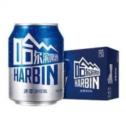 Harbin 哈尔滨 啤酒mini can冰萃小嗨啤 255ml*24听 *2件