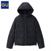 27日0点：GU极优 GU317470000 女士短款连帽棉服