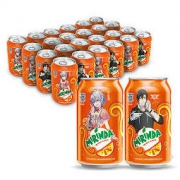 百事可乐 美年达(Mirinda) 碳酸饮料 橙味汽水 330ml*24 *2件