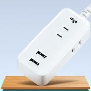 爱国者aigo F0320 便携式插座 2USB口+3AC插位 1m 19.9元