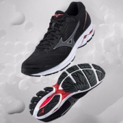 双11预告：Mizuno 美津浓 WAVE RIDER 22 男款跑步鞋+袖套 375.1元包邮（前59分钟，鞋合317元）