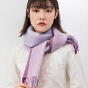 茵曼 女士羊毛围巾 100%羊毛 披肩两用