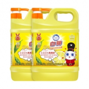 【白猫】柠檬红茶洗洁精2瓶家庭装