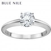 双11预售： Blue Nile 0.3克拉14k 白金 小巧单石订婚戒指 6600元包邮（需用券，200元定金）