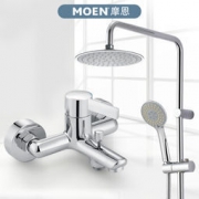 京东PLUS会员：MOEN 摩恩 90108+2293EC+m22034 不锈钢超薄顶喷手持淋浴花洒套装