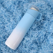 简约渐变色不锈钢便携保温杯 500ml