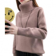 诗曼秋语 女士加厚高领毛衣
