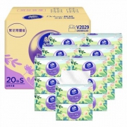 Vinda 维达 棉韧繁花版 3层100抽*20包（133*195mm） *4件 +凑单品