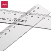 凑单品： deli 得力 6230 塑料直尺 30cm