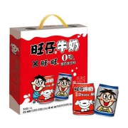旺旺 旺仔牛奶 6原味+6原味O泡（组合装） 245ml*12罐 *6件