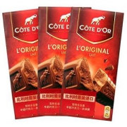 临期品： COTE D'OR 克特多 金象黑巧克力 70%+86% 100g*2块