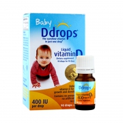 Ddrops 婴儿维生素D3滴剂 400IU 90滴 79元包税包邮（前2小时）