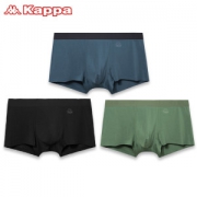 卡帕 Kappa 50支莫代尔 男士内裤 3条 抑菌透气内衬