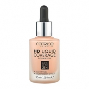 11日0点、双11预告：CATRICE HD 水润清透滴管粉底液 30ml *2件 100.5元包税包邮（合50.25元/件）