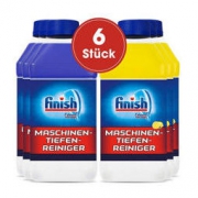 Finish 亮碟 机器护理剂，洗碗机清洁剂 6瓶（6*250ml) 3x Classic & 3x Citrus *2件