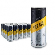 18点开始：怡泉  调酒汽水无糖零卡 苏打水 330ml*24罐