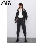 11日0点、双11预告：ZARA03046224800女装帽棉服夹克外套