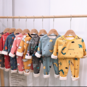儿童加绒内衣套装宝宝家居服童装 券后￥18.96