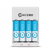 耐时 镍氢充电套装 5号电池(1100mAh)*4节+四槽充电器 20元包邮（需用券）