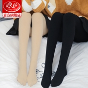 浪莎旗舰店 春秋款天鹅绒连裤袜3双装 券后￥17.9