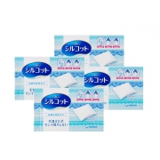 尤妮佳（unicharm） Silcot 压边厚款化妆棉 82枚 4盒 39.6元