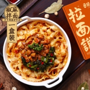 拉面说 椒麻脆脆肉酥拌面速食非油炸方便面 200g 14.9元，可优惠至7.45元
