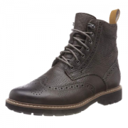 黑五全球购、中亚Prime会员： Clarks Batcombe Lord 男士布洛克短靴
